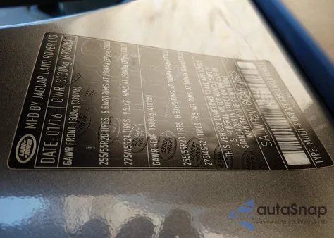 2016 Land Rover Range Rover Sport 3.0L V6 Supercharged Hse from USA, damaged, VIN SALWR2VF6GA577623